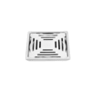 Pyramid - 2 PC (304 Grade) Satin Exc Grating Square - Plain