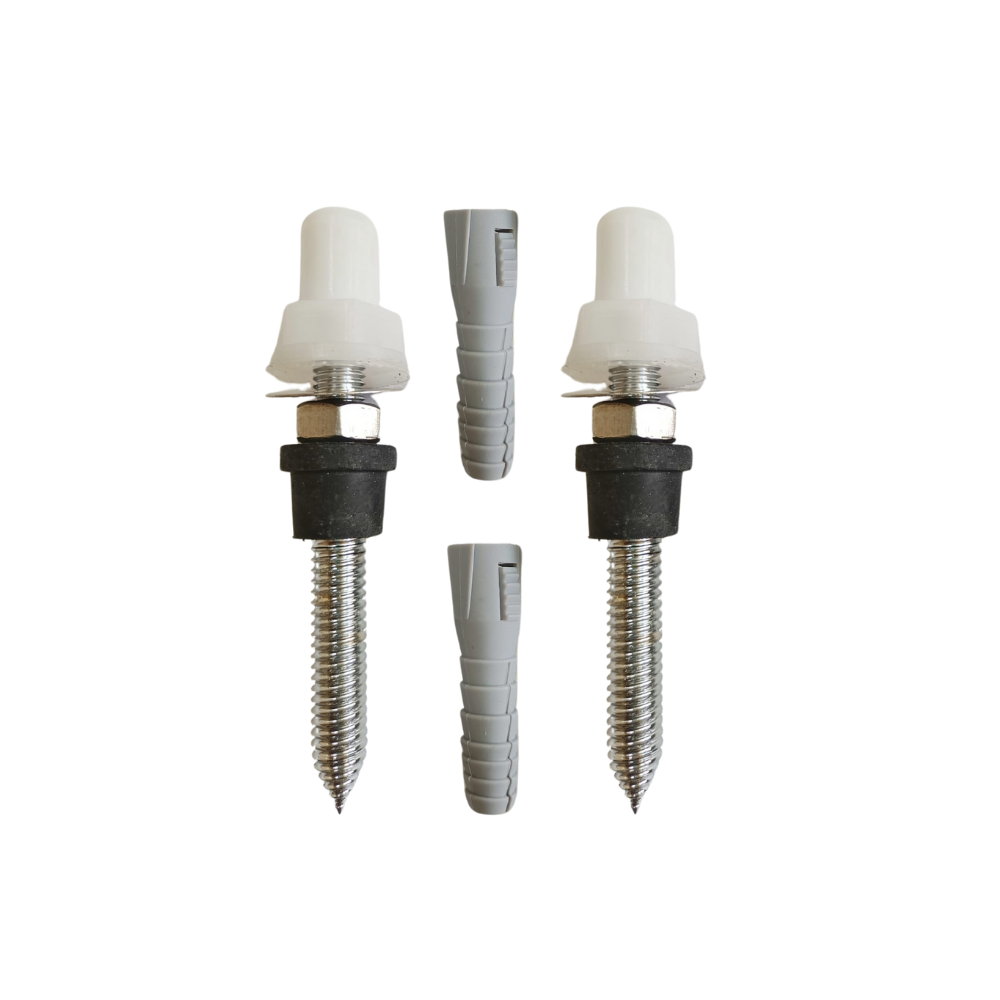 16mm SS Bolt Set - Plastic Cap