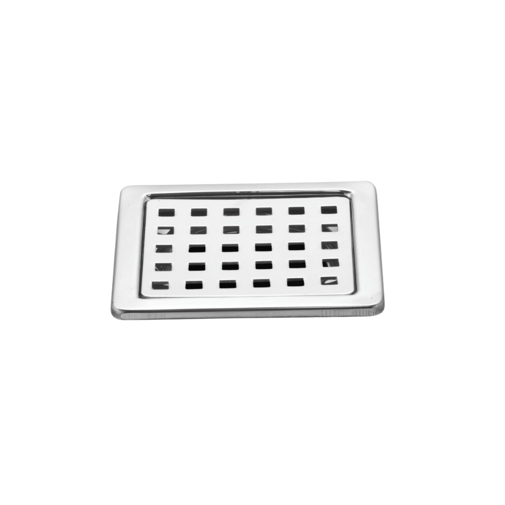 Elegant - 2 PC (202 Grade) Exc Grating 5 x 5 Square - Plain
