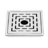 Cube - 2 PC (304 Grade) Satin Exc Grating Square - Hole