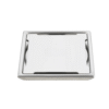 Plate - 2 PC (304 Grade) Satin Exc Grating Square - Plain