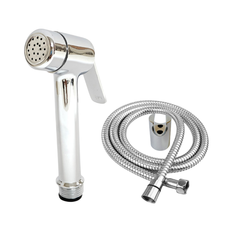 HF Set Brass Lever with SS CP Deluxe Tube